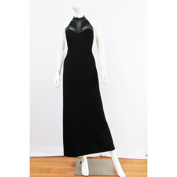 St. John Dresses & Skirts - St. John Santana Knit Long Evening Halter Dress